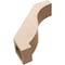 Ekena Millwork 5-inch W x 18-inch D x 18-inch H Baker Rough Cedar Woodgrain TimberThane Knee Brace, Primed BRCUR05X18X18BKRRCPR - alternate 4
